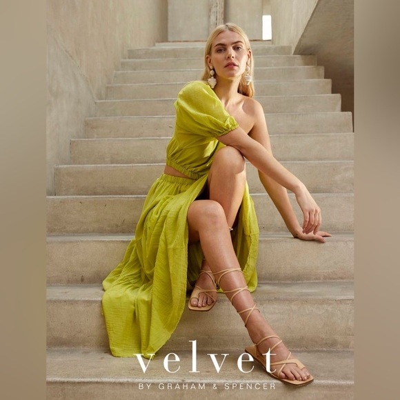 Velvet by Graham & Spencer Yara Cotton Eyelet Set, size xs/s - Picture 3 of 16